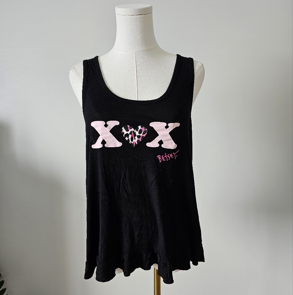 Betsey Johnson Size large Women's Tank Top Xox
